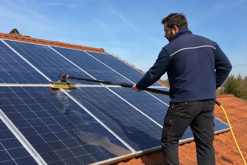 Nettoyage et entretien de panneaux solaires à Tain-l'Hermitage