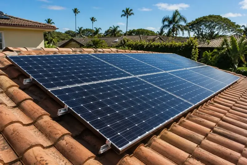 Installation de panneaux solaires à Tain-l'Hermitage